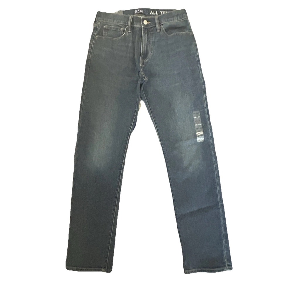 NWT Gap Men's GapFlex Straight Taper Jeans Blue Denim 29x30 All Temp